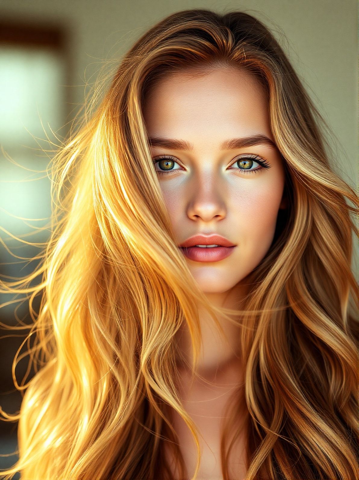 Long Beach Wavy hairstyle for girl
