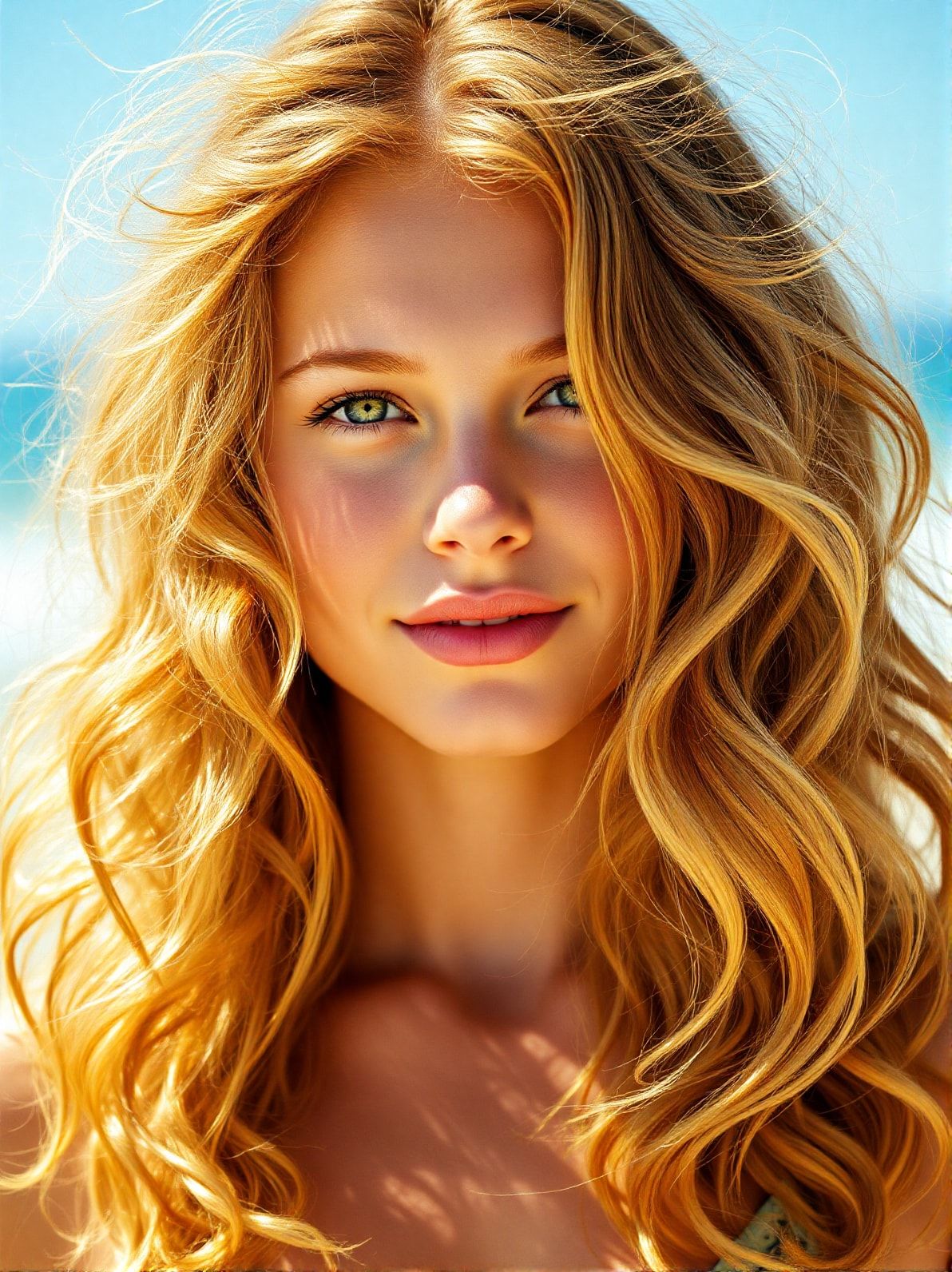 Long Beach Wavy hairstyle