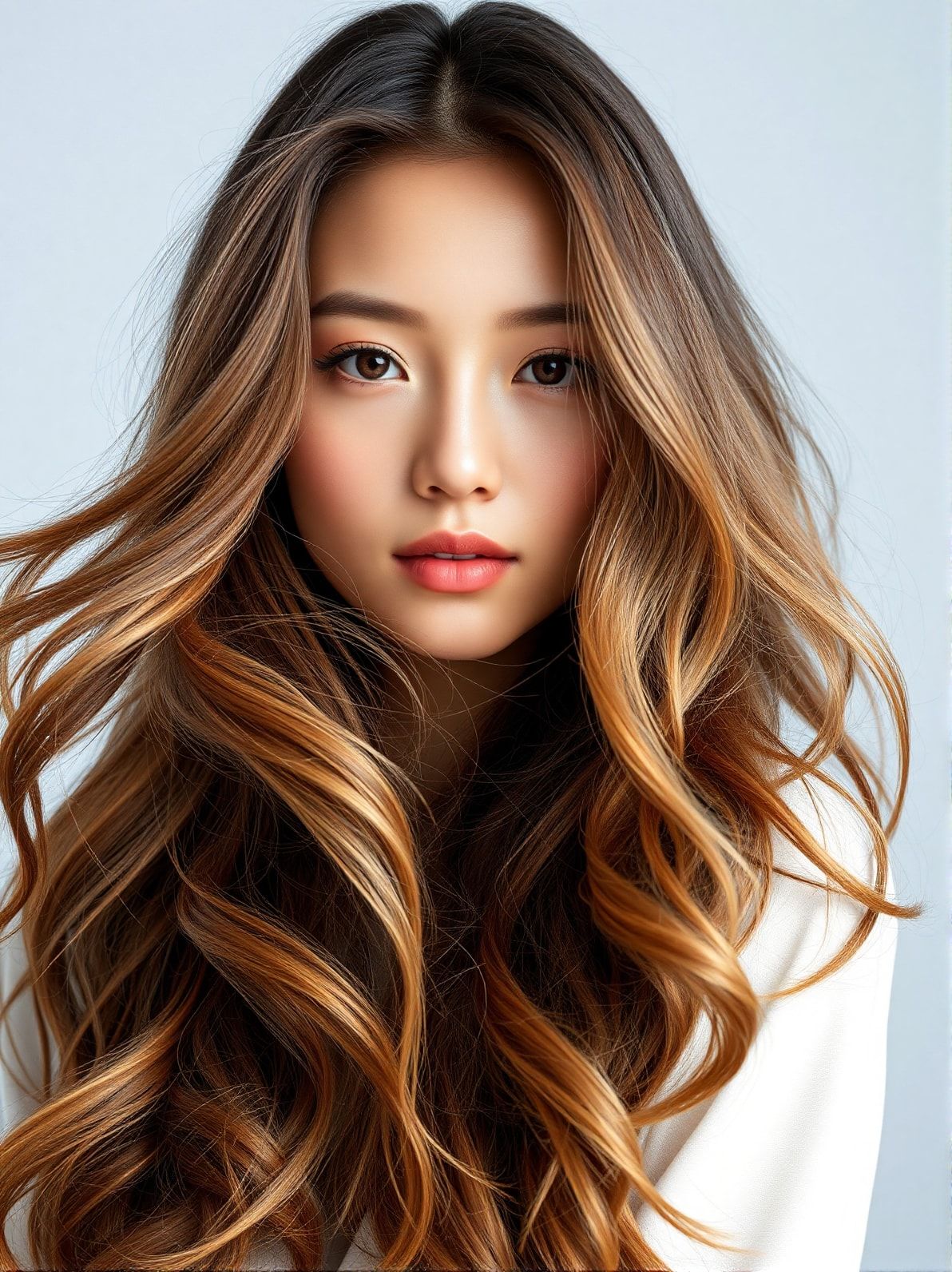Long beach waves hairstyle